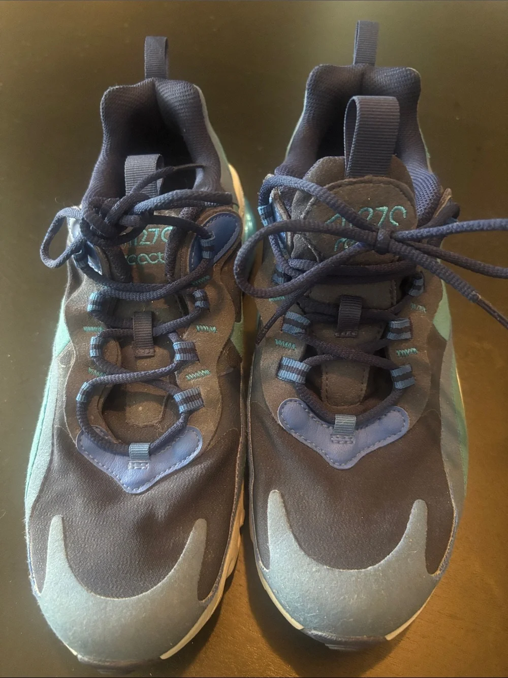 Nike Big Kids Blue and Teal Sneakers